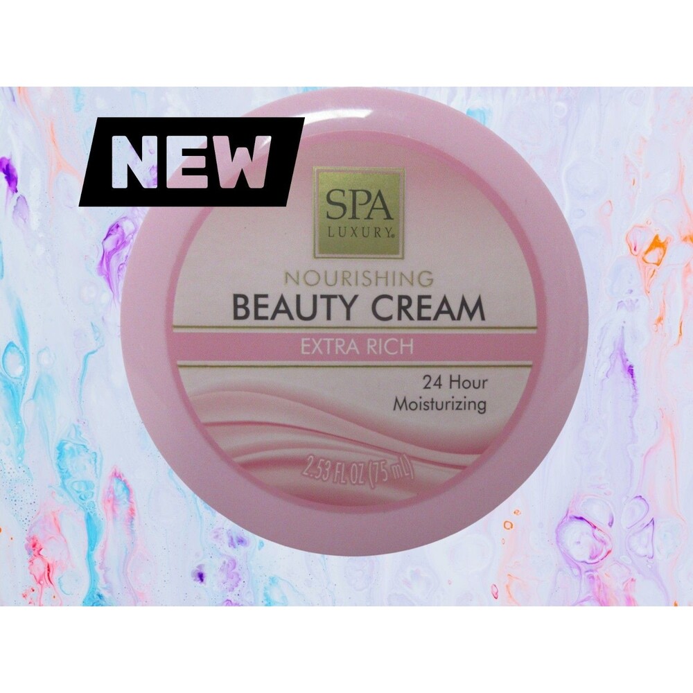 SPA Luxury Nourishing Beauty Cream Extras Rich 2.53oz 24 Hr Moisture New